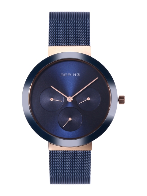 

BERING Men Blue Analogue Ceramic Blue Sapphire Crystal Watch 35036-367