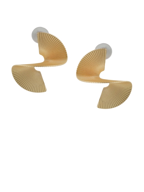 

Kazo Gold-Toned Contemporary Studs