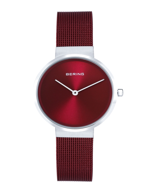 

BERING Men Red Analogue Watch 14539-303