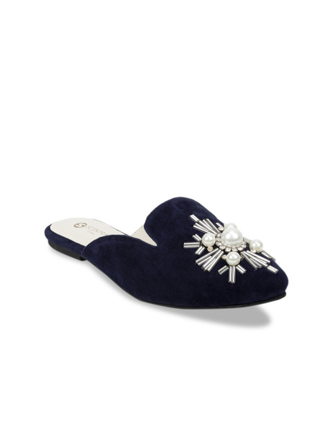 

SCENTRA Women Blue Solid Mules