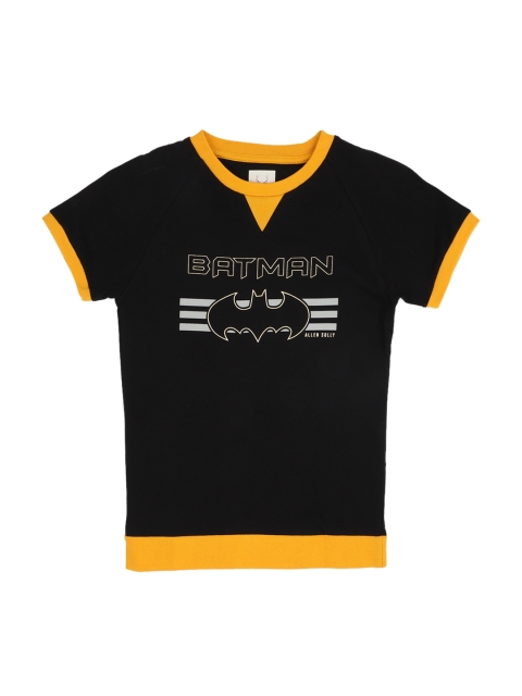 

Allen Solly Junior Boys Black Printed Round Neck T-shirt