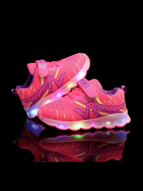 

Walktrendy Girls Pink Sneakers