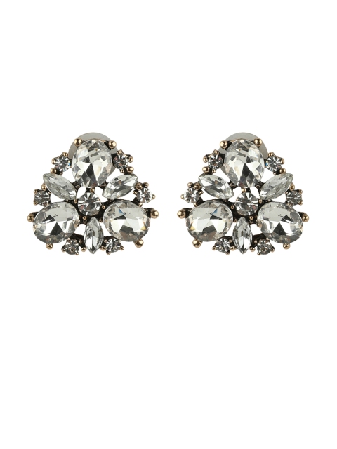 

Kazo Silver-Toned Triangular Studs
