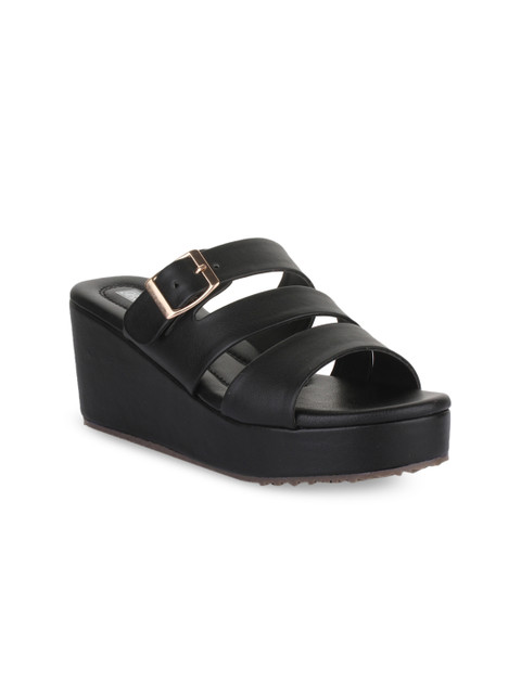 

Bruno Manetti Women Black Solid Heels