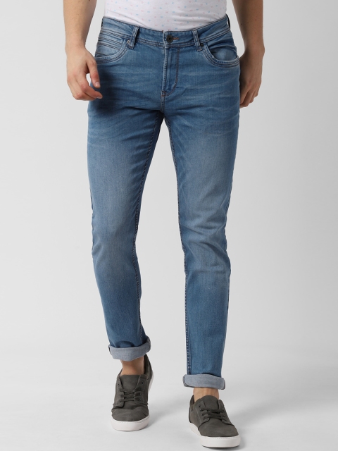 

Peter England Casuals Men Blue Slim Fit Mid-Rise Clean Look Stretchable Jeans