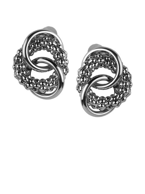 

Kazo Silver-Toned Contemporary Drop Earrings