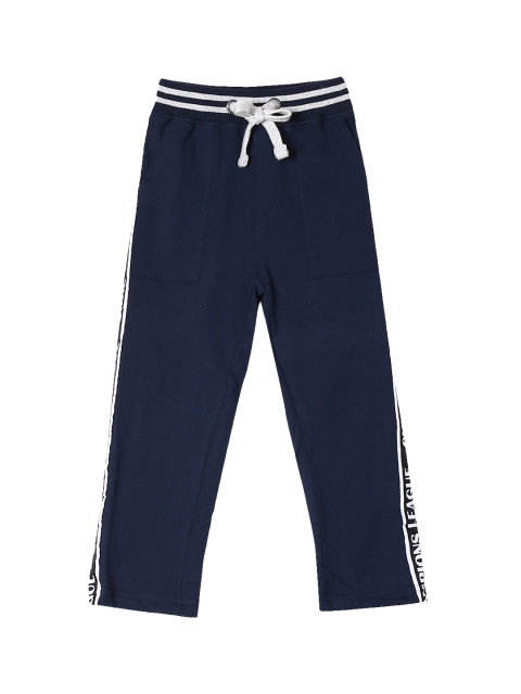 

Cherokee Boys Navy Blue Solid Straight Fit Trackpant