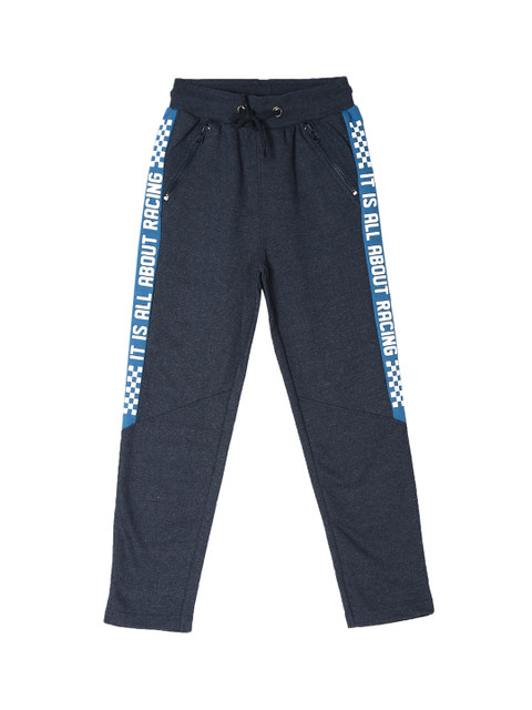 

Cherokee Boys Blue Solid Straight Fit Trackpant