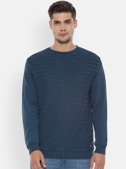 

Allen Solly Sport Men Navy Blue Self Design Sweater