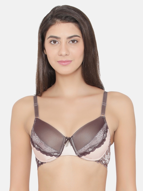 

Clovia Padded Underwired Push-Up Bra, Nude