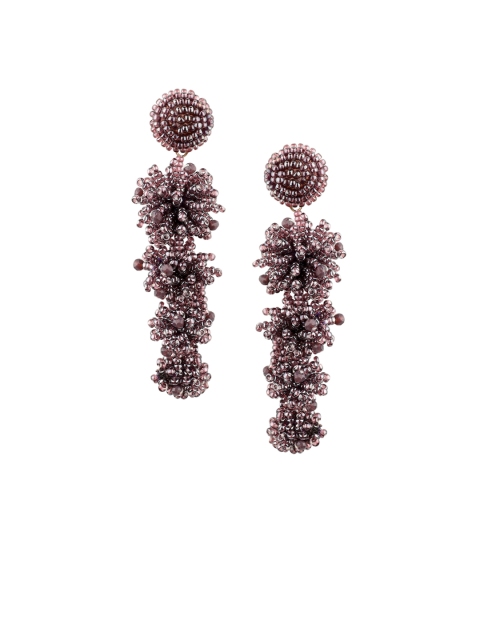 

Kazo Purple Contemporary Drop Earrings