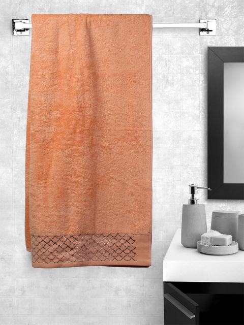 

Portico New York Unisex Orange Solid 350 GSM Bath Towel
