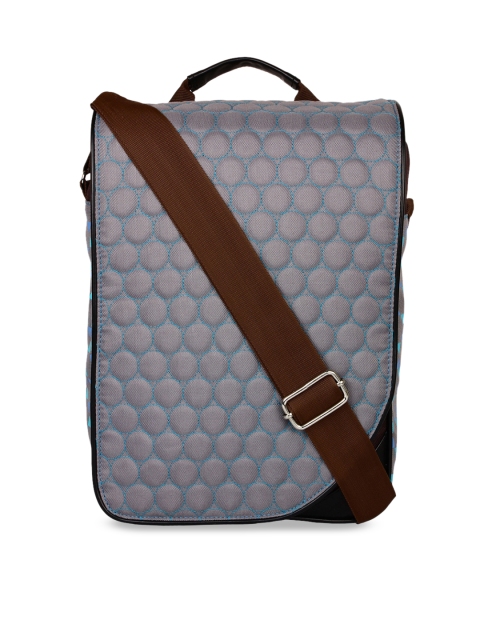 

Anekaant Grey Textured Sling Bag