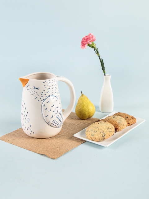 Chumbak White Porcelain Water Jug