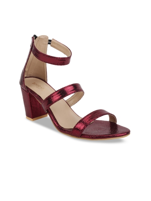 

SCENTRA Women Maroon Solid Heels