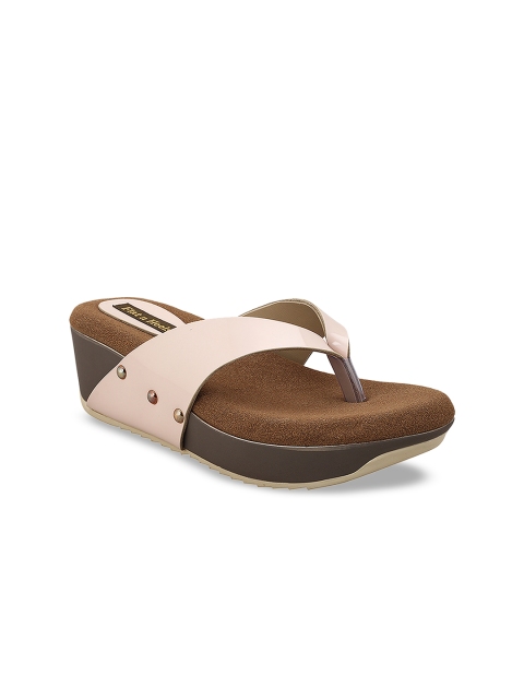 Flat n Heels Women Nude-Coloured Solid Heels