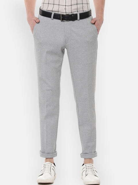 

Van Heusen Sport Men Grey Slim Fit Self Design Regular Trousers