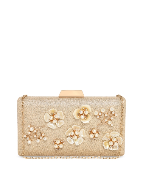 

KLEIO Gold-Toned Embellished Clutch