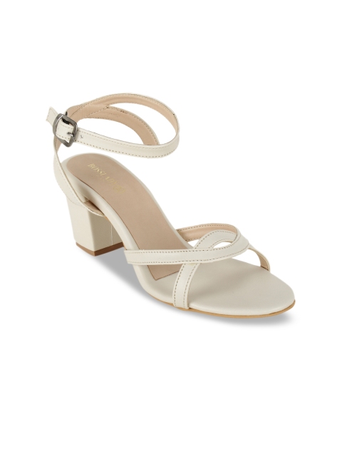 

SCENTRA Women Cream-Coloured Solid Heels