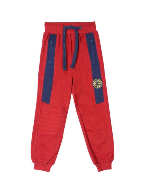 

Cherokee Boys Red Solid Straight Fit Joggers