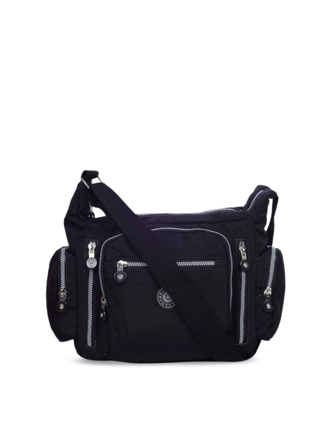 

BAHAMA Unisex Black Solid Messenger Bag