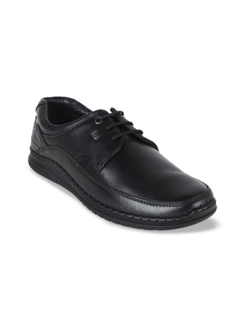 

ID Men Black Leather Formal Derbys