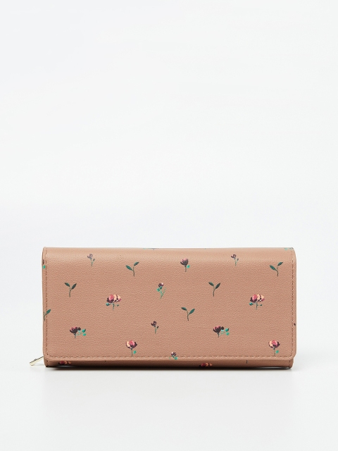 

Ginger by Lifestyle Women Brown Printed Two Fold Wallet