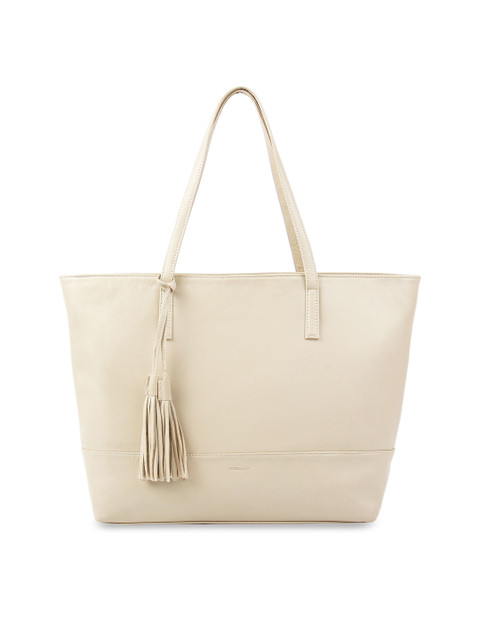 

Toteteca White Solid Shoulder Bag