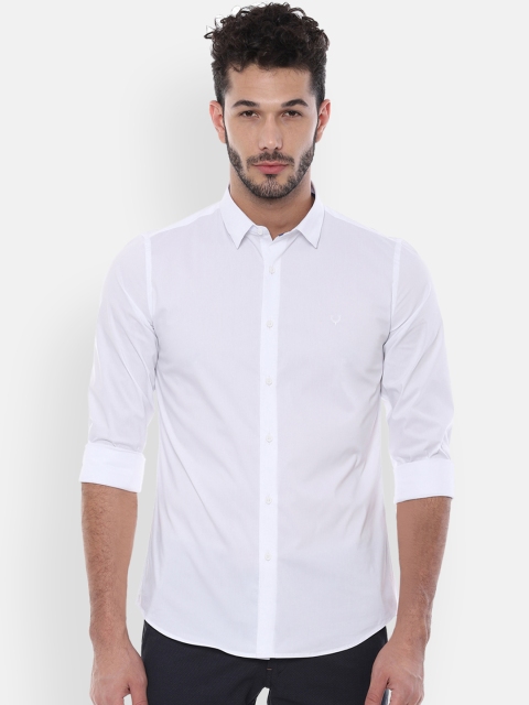 

Allen Solly Sport Men White Slim Fit Solid Casual Shirt