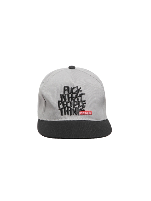 

TREEMODA Unisex Grey Embroidered Baseball Cap