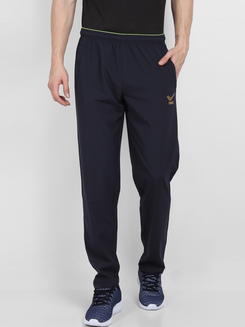 

Yuuki Men Navy Blue Solid Slim Fit Track Pants
