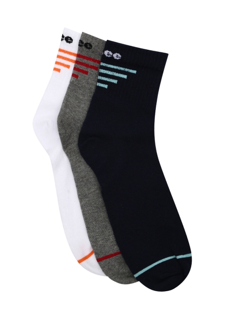 

Lee Men Pack of 3 Assorted Solid Ankle-Length Socks