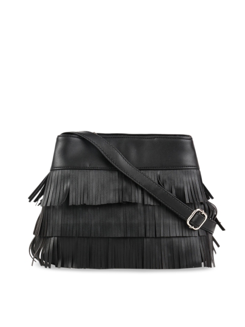 

Toteteca Black Solid Sling Bag