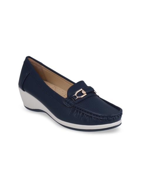 

pelle albero Women Navy Blue Solid Pumps