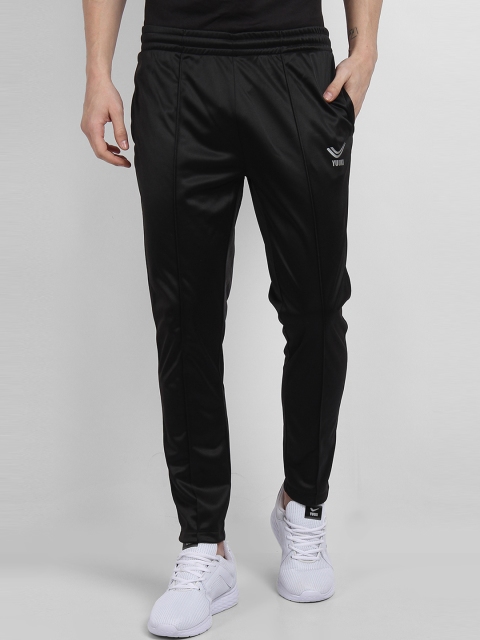 

Yuuki Men Black Solid Slim Fit Track Pants