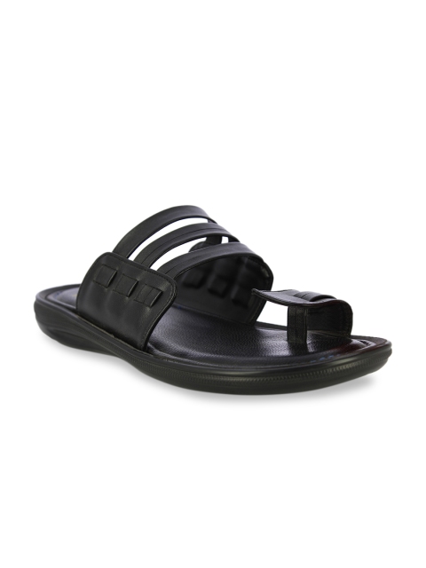 

Alberto Torresi Men Black Sandals
