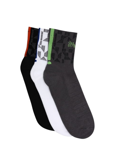 

Wrangler Men Pack of 3 Assorted Patterned Ankle-Length Socks