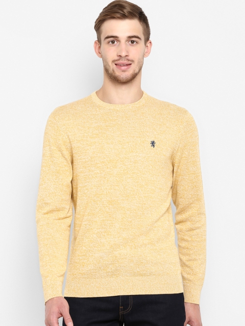 

Red Tape Men Yellow Solid Sweater