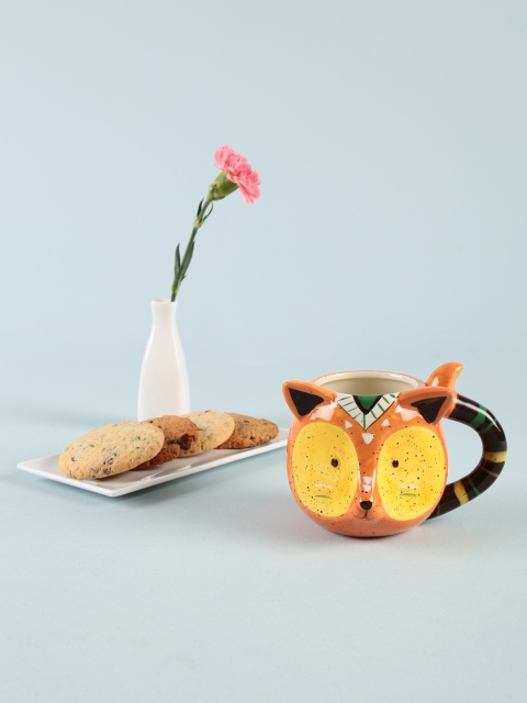 

Chumbak Yellow Friendly Fox Mug