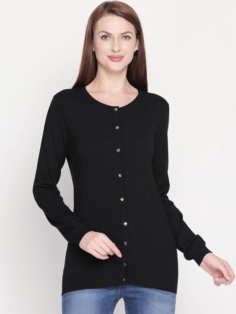

Annabelle by Pantaloons Women Black Solid Sweater