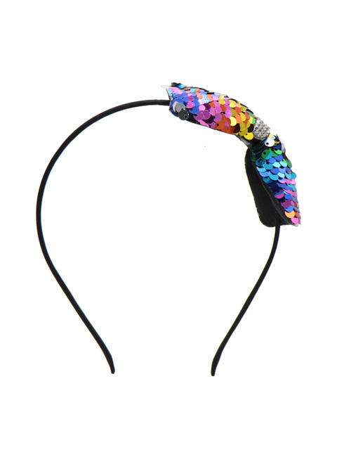 

The Magic Wand Multicoloured Sequinned Hairband, Multi