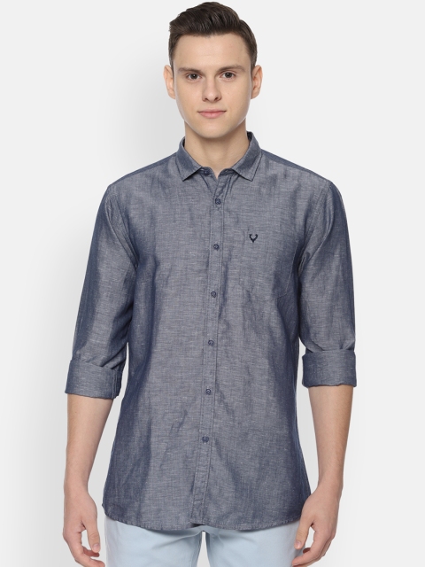 

Solly Jeans Co. Men Grey Regular Fit Solid Casual Shirt