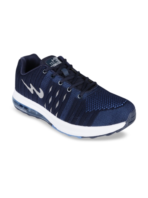 Campus Men Navy Blue Mesh ENOVA Memory Tech Foam Running Shoes