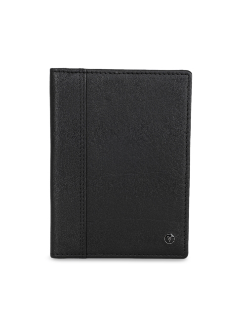 

Van Heusen Men Black Solid Leather Card Holder