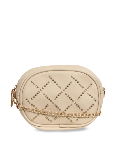 

Diwaah Women Beige Embellished Sling Bag