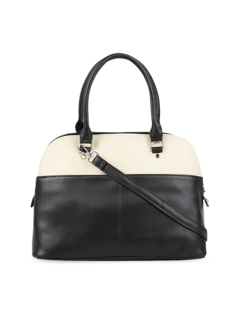 

Toteteca Black Colourblocked Handheld Bag