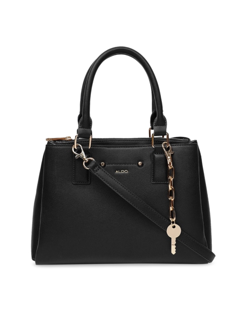 

ALDO Women Black Solid Handheld Bag