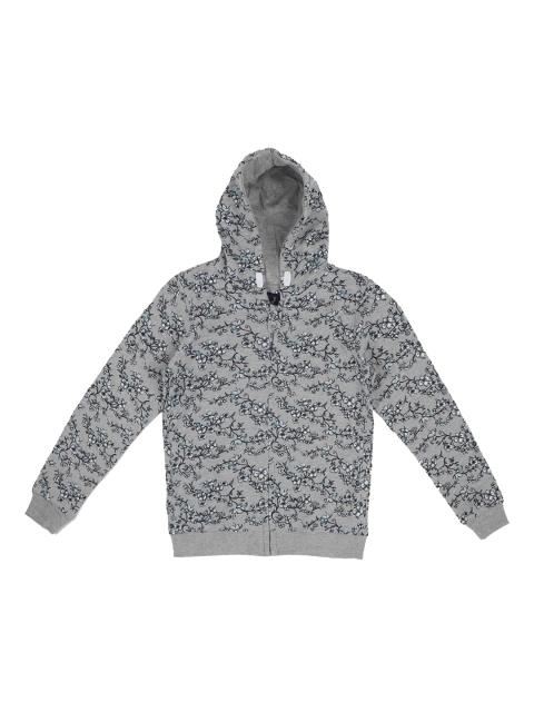 

Allen Solly Junior Girls Grey Floral Printed Hooded Sweatshirt