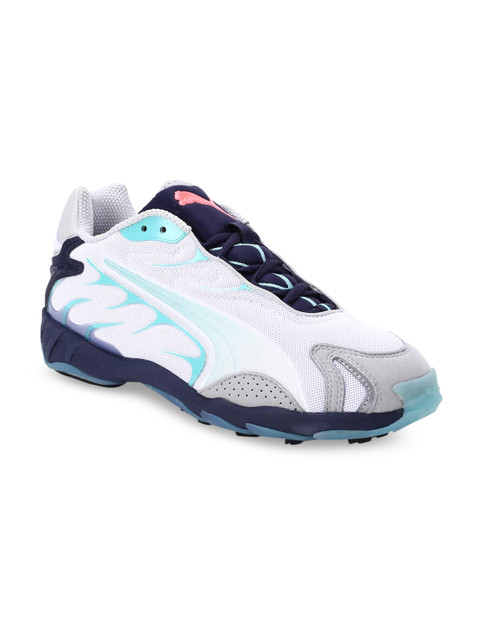 

Puma Unisex White INHALE FLARES Sneakers