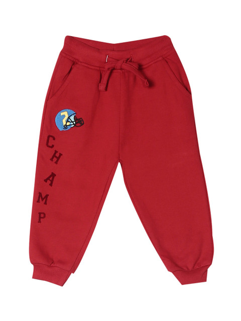 

Donuts Boys Red Printed Joggers